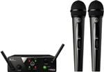 AKG WMS40 Mini2 Dual Handheld Vocal Wireless Microphone Set US25B/D 